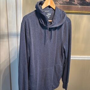 J. Crew Gray Sweatshirt with Cowl Neck